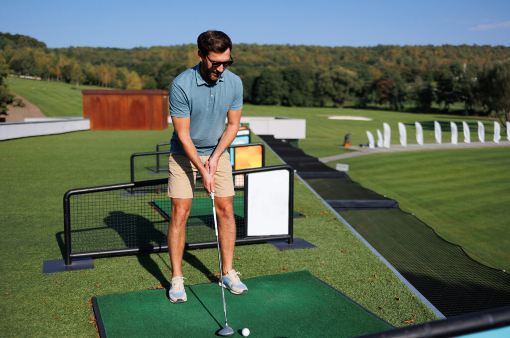 Driving range designed for practice academy in India