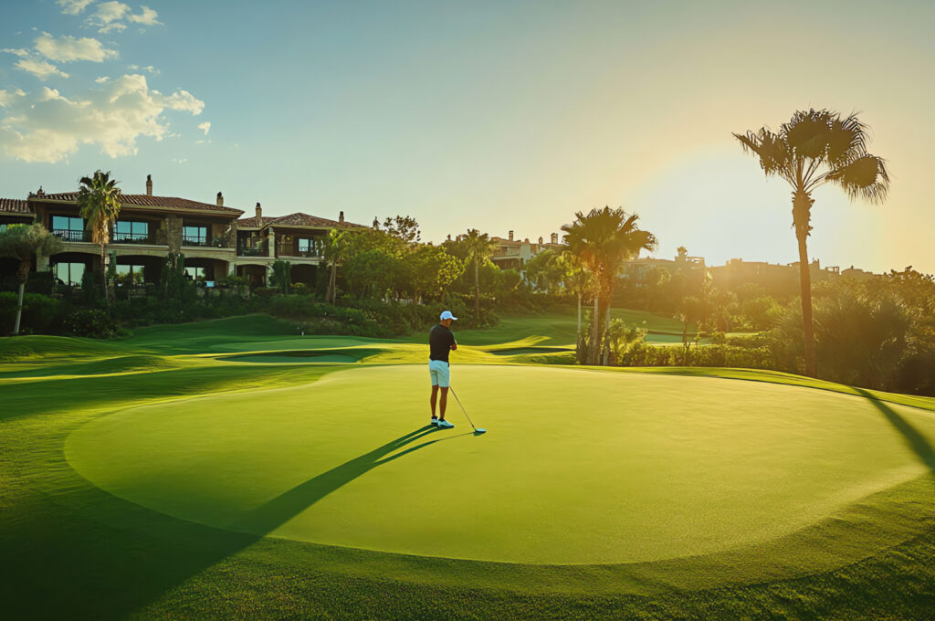 Golf course designed for real estate project