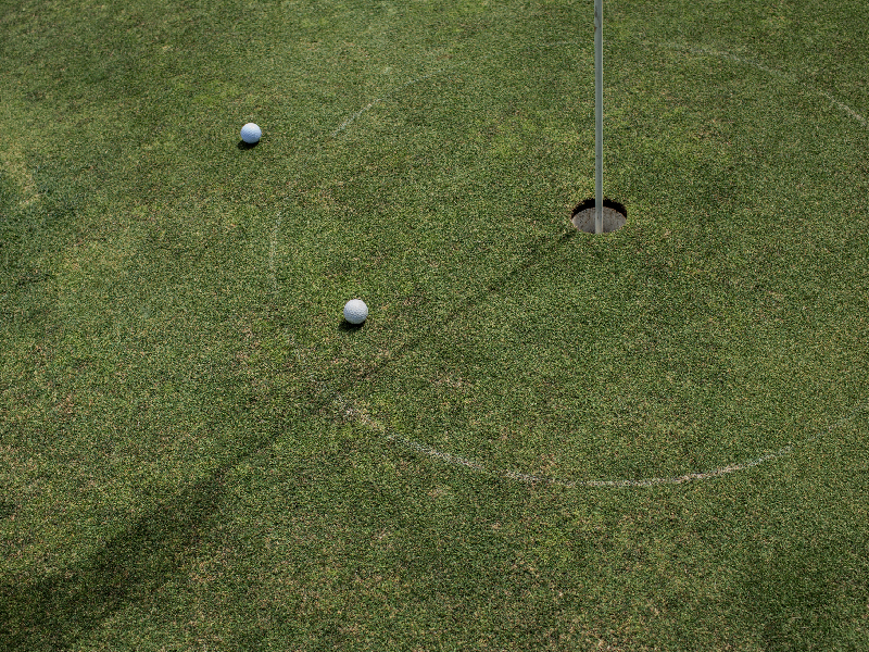 Aerial view of a championship course showcasing strategic depth and ground movement.