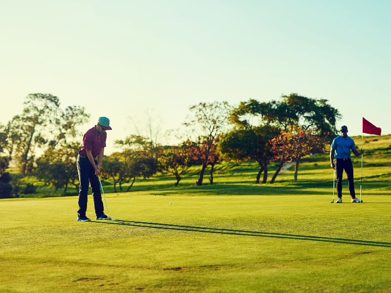 A signature 18-hole championship fairway precision-engineered by the best golf architect in India displaying advanced perched greens.