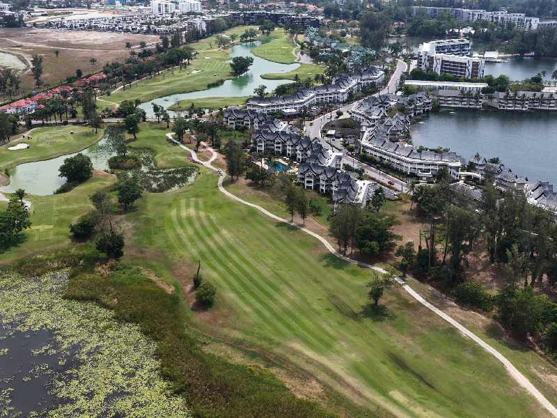 High-yield luxury resort golf course master plan drafted by the best golf architect in India.