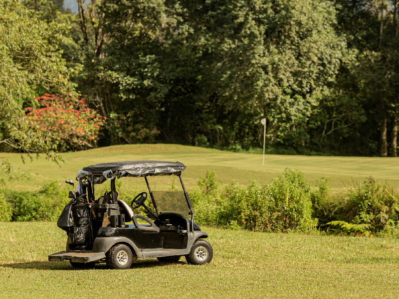 Mass earthmoving and subgrade consolidation managed by the best golf construction company in India.